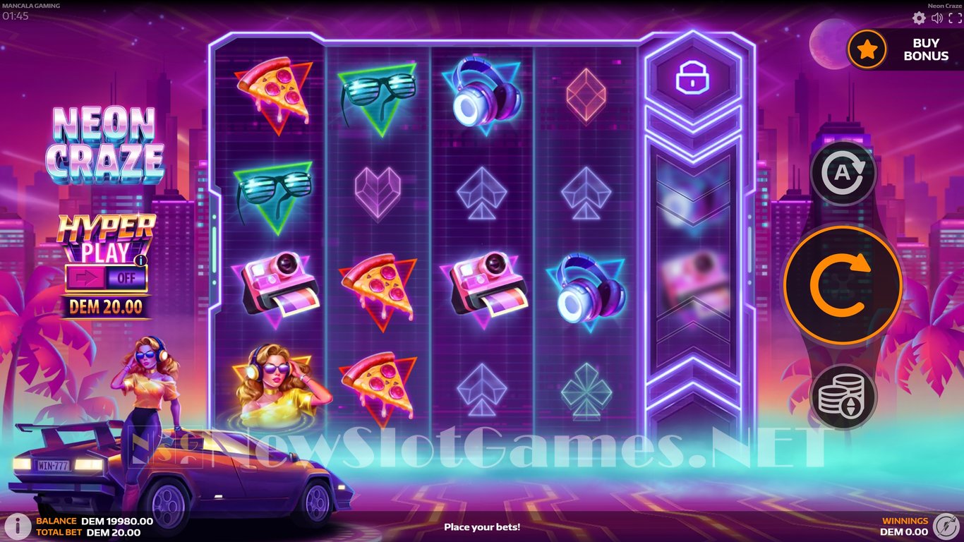 Neon Craze Slot Demo Image