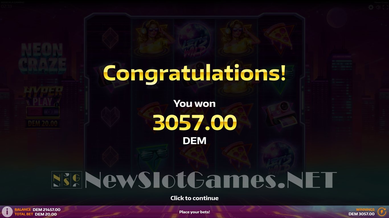 Neon Craze Slot Slot Image in Demo - pic. 12