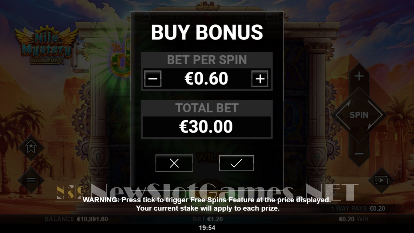 Nile Mystery DoubleMax Slot Slot Image in Demo - pic. 7