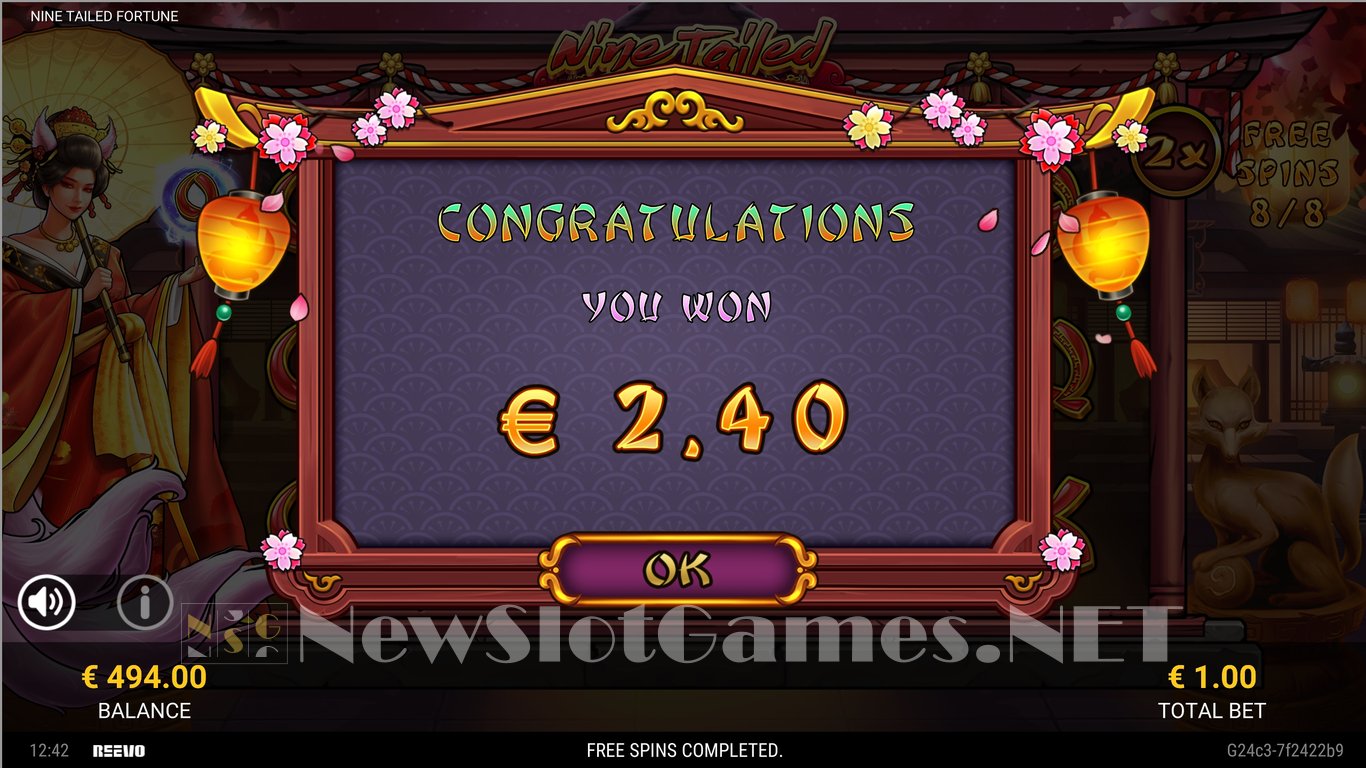 Nine Tailed Fortune Slot Slot Image in Demo - pic. 12