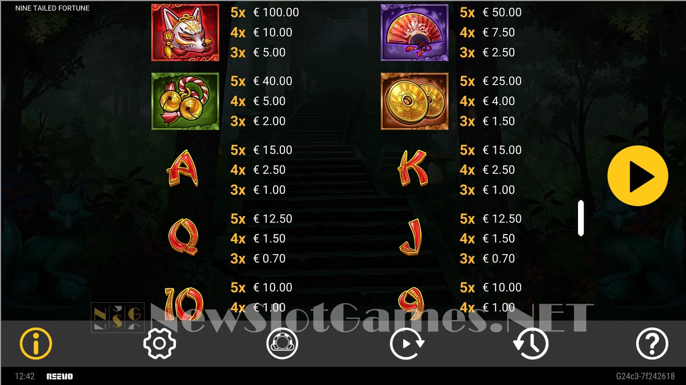 Nine Tailed Fortune Slot Slot Image in Demo - pic. 15