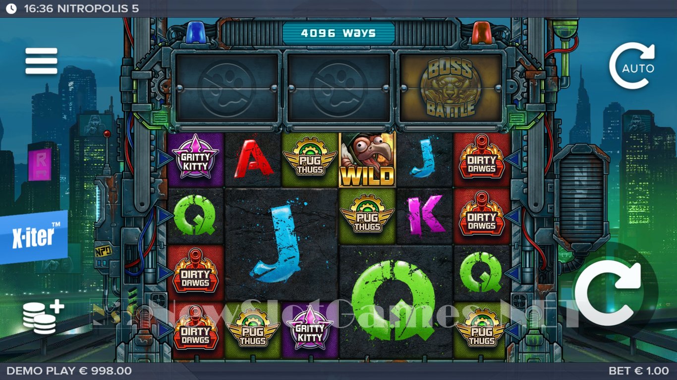 Nitropolis 5 Slot Demo Image