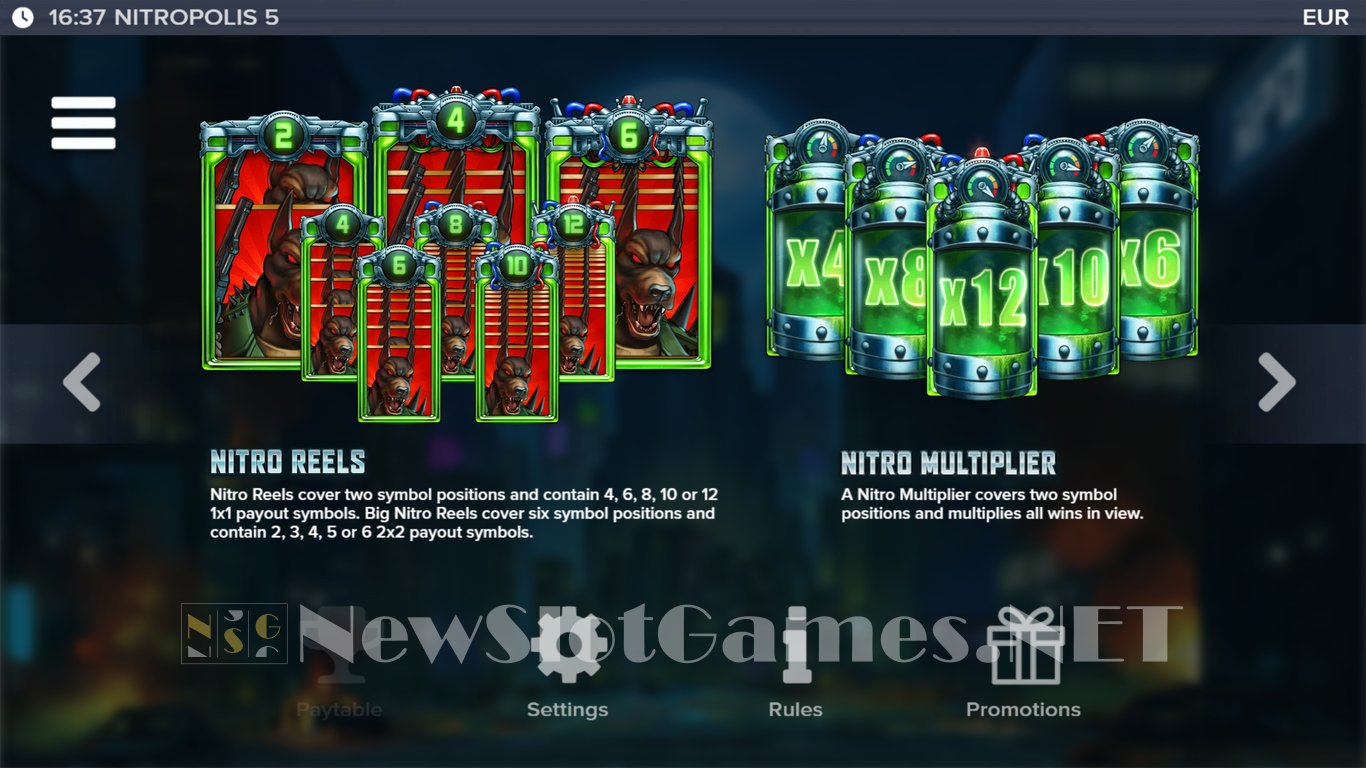Nitropolis 5 Slot Slot Image in Demo - pic. 12