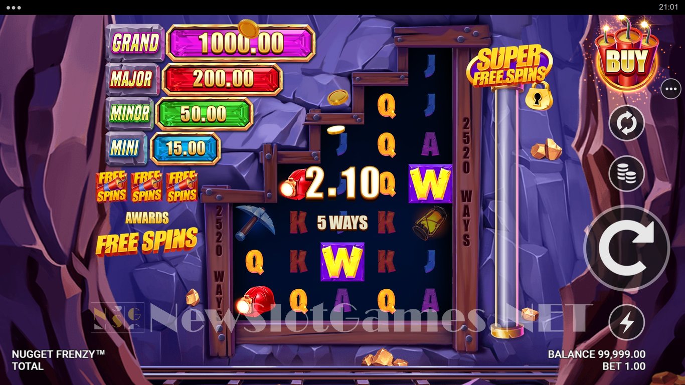 Nugget Frenzy Slot Slot Image in Demo - pic. 2