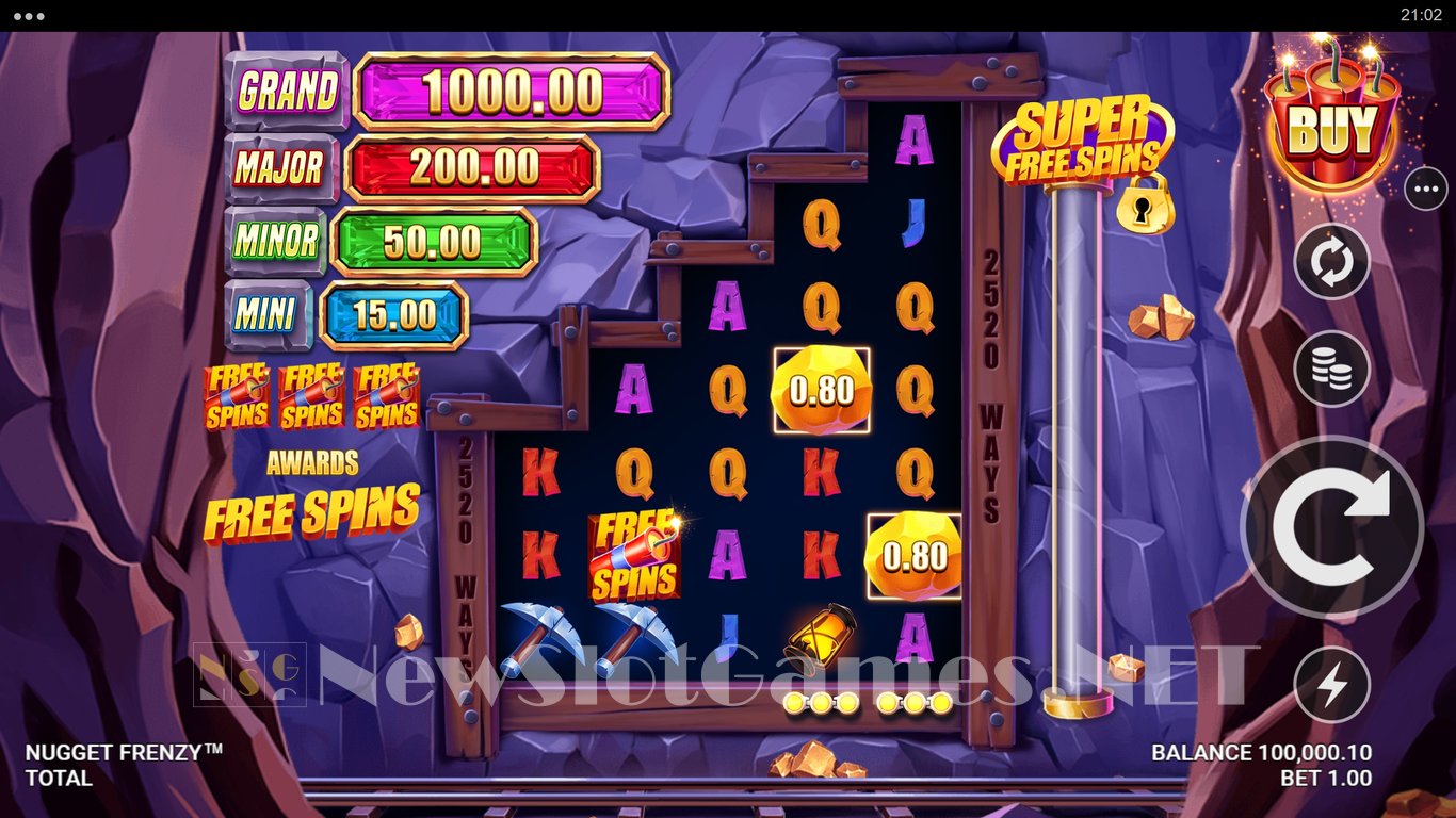Nugget Frenzy Slot Slot Image in Demo - pic. 3