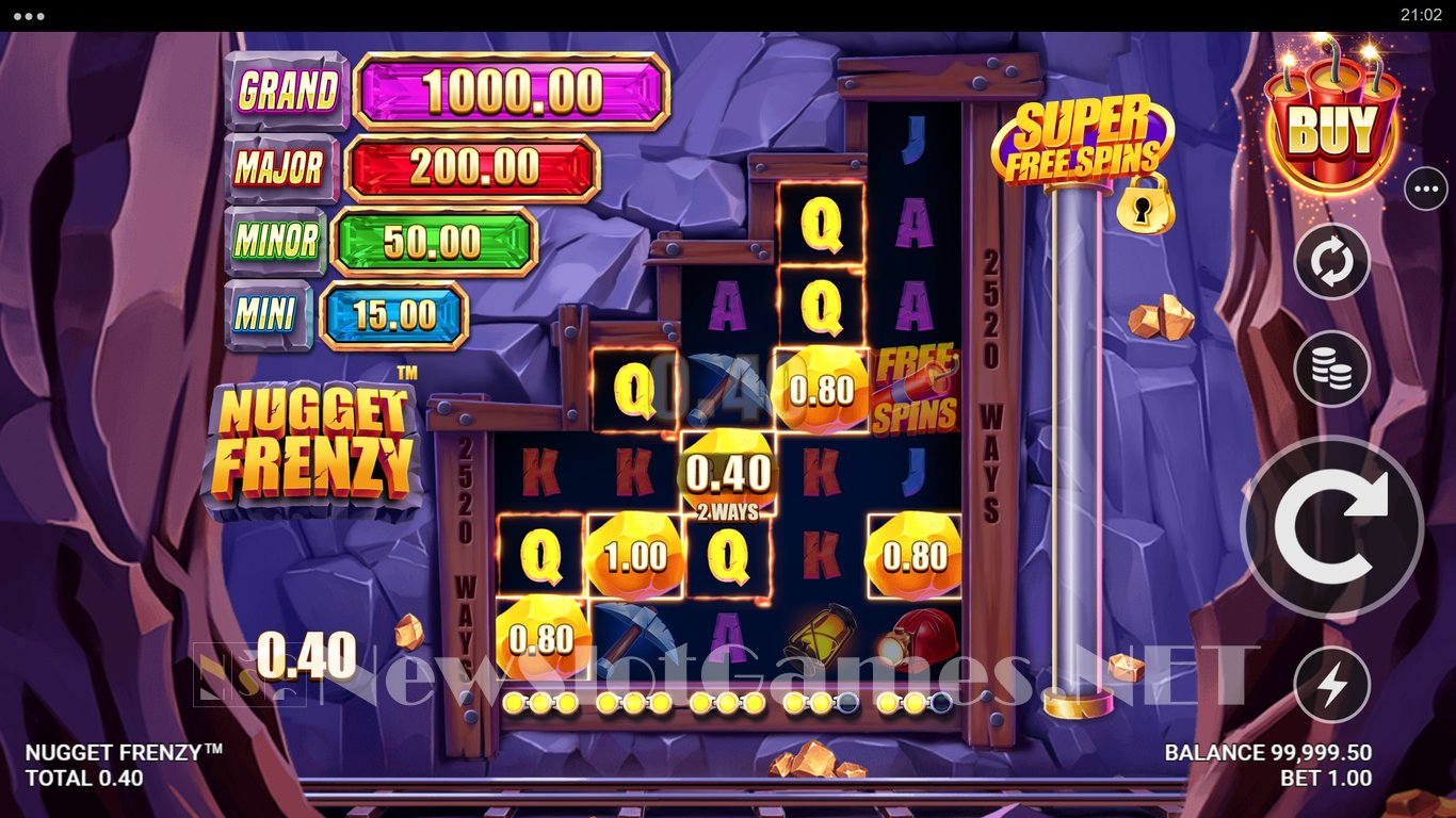 Nugget Frenzy Slot Slot Image in Demo - pic. 4
