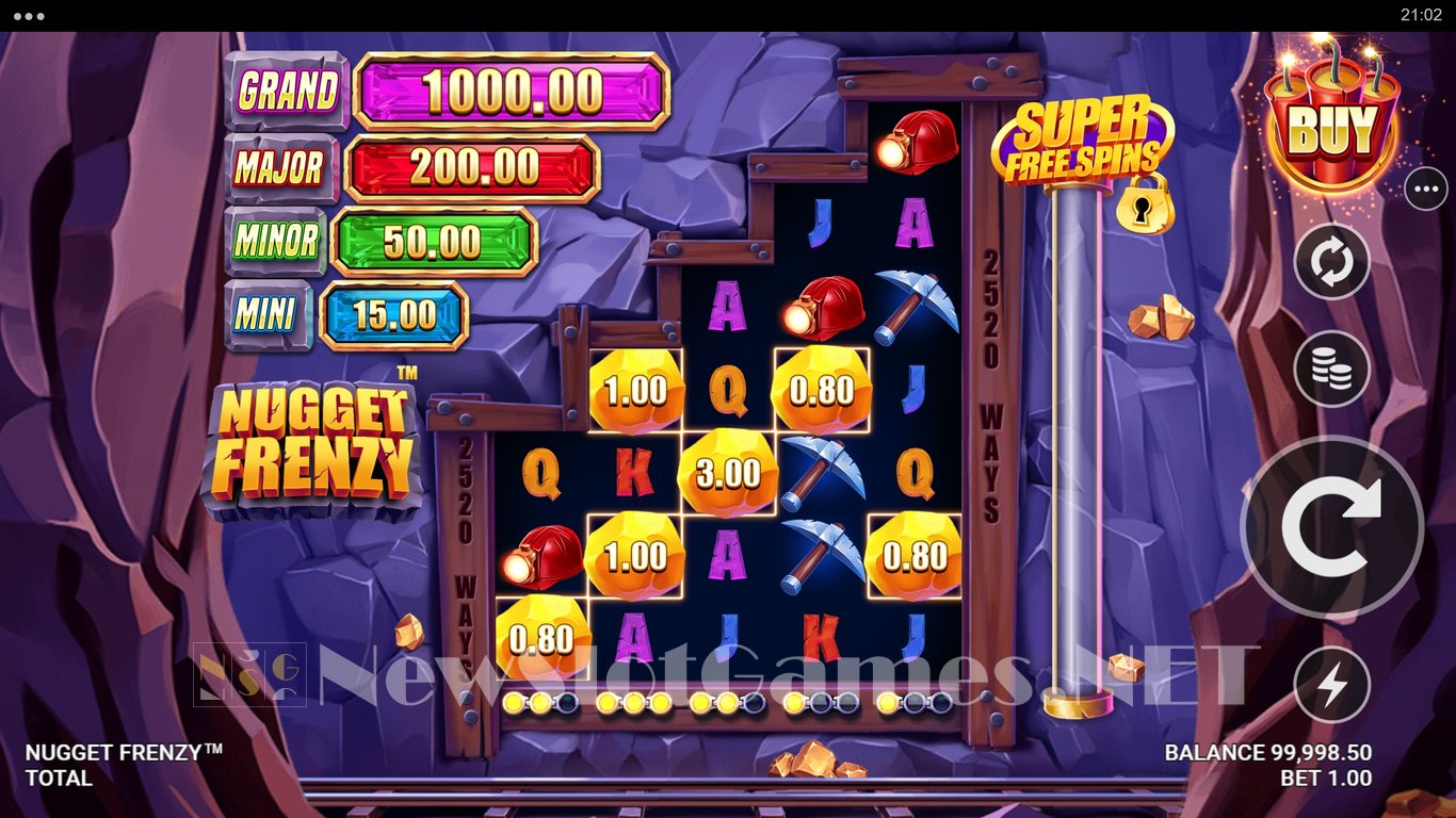 Nugget Frenzy Slot Slot Image in Demo - pic. 5