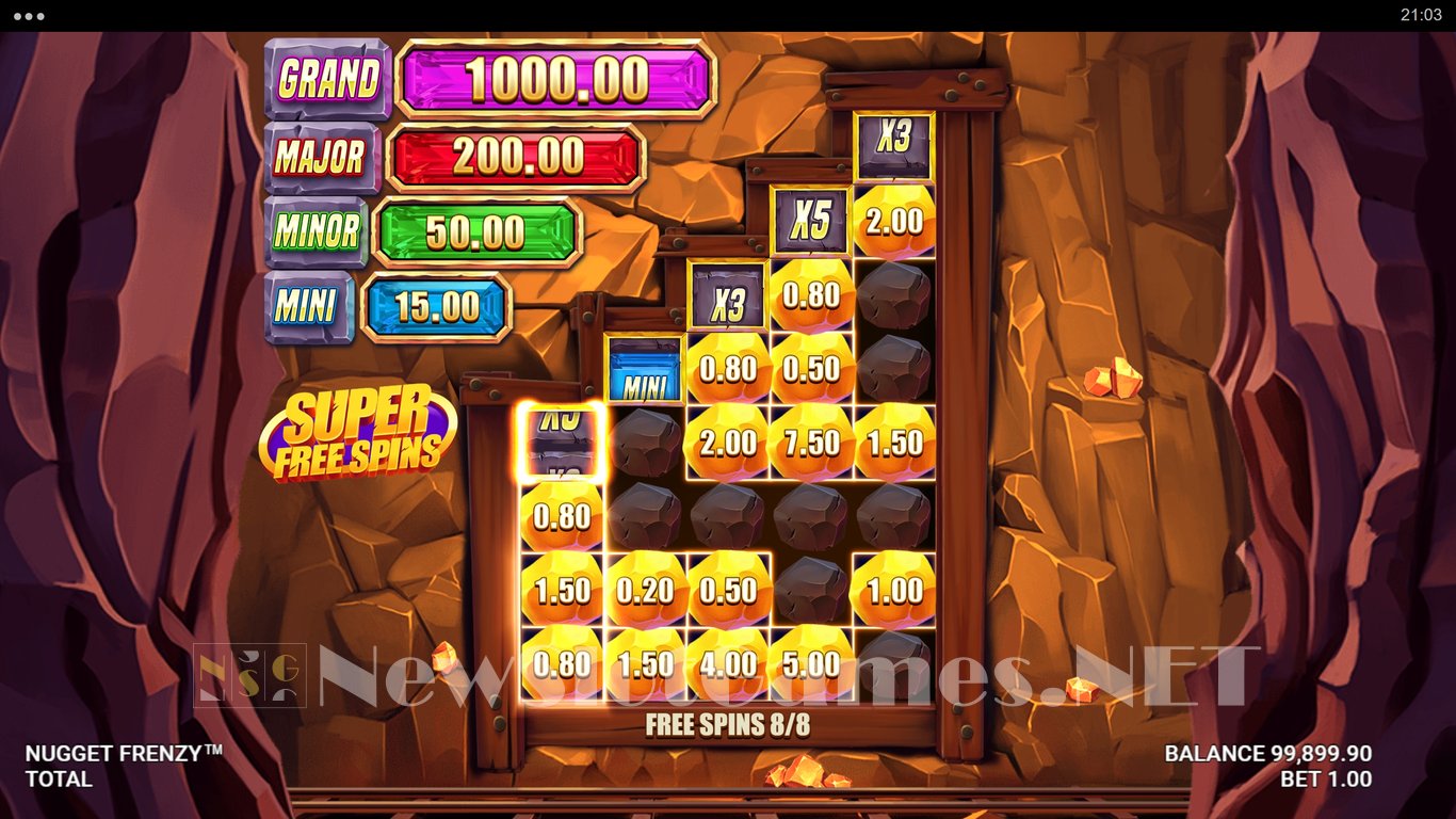 Nugget Frenzy Slot Slot Image in Demo - pic. 8