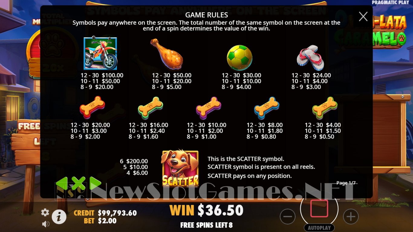 O Vira-Lata Caramelo Slot Slot Image in Demo - pic. 11