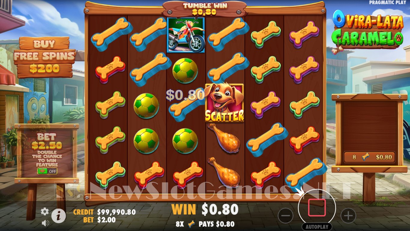 O Vira-Lata Caramelo Slot Slot Image in Demo - pic. 3