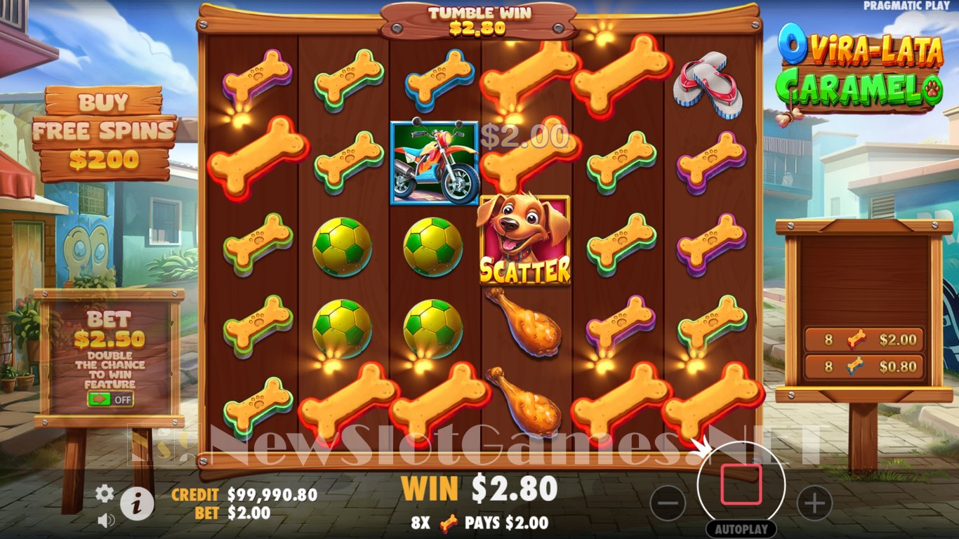 O Vira-Lata Caramelo Slot Slot Image in Demo - pic. 4