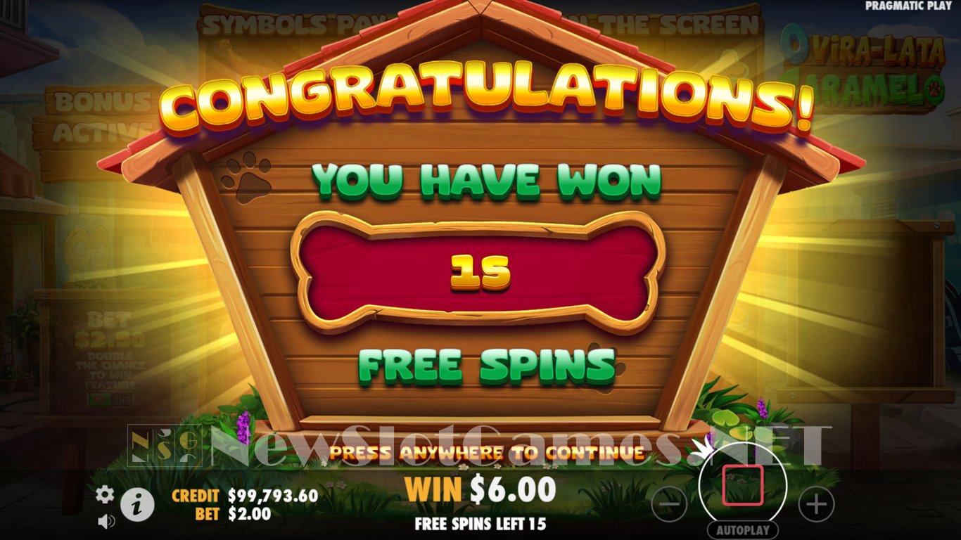 O Vira-Lata Caramelo Slot Slot Image in Demo - pic. 7