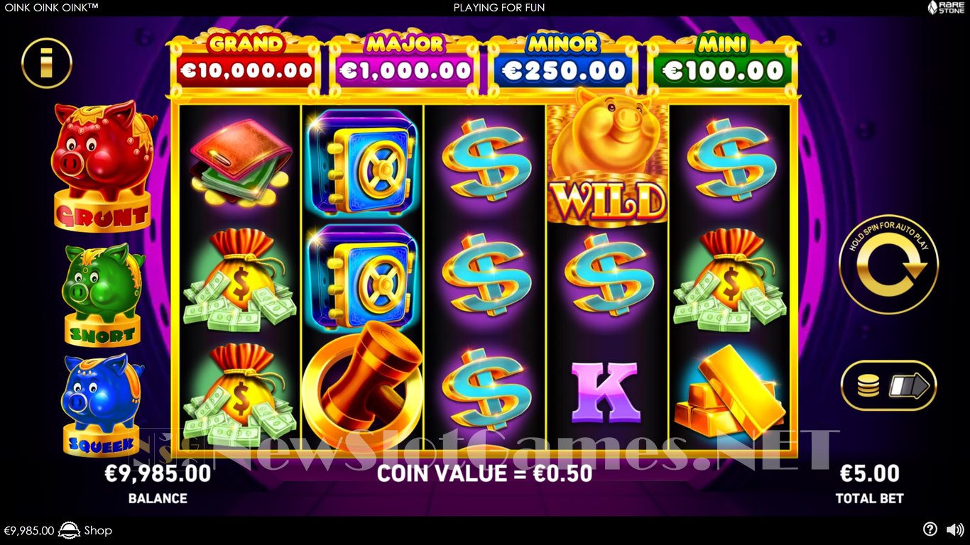 Oink Oink Oink Slot Review & Demo by Playtech - Play Free Online