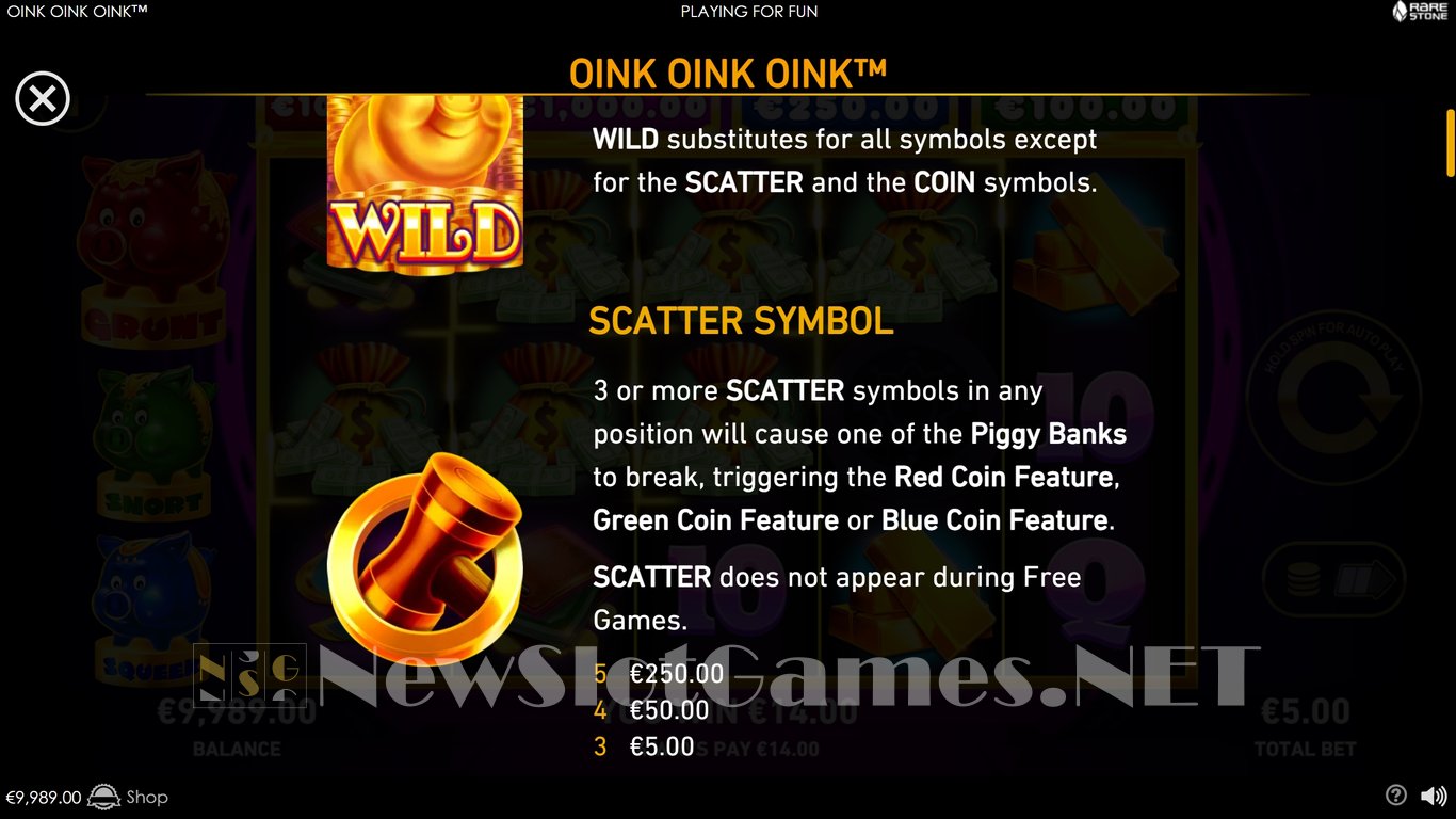 Oink Oink Oink Slot Review & Demo by Playtech - Play Free Online