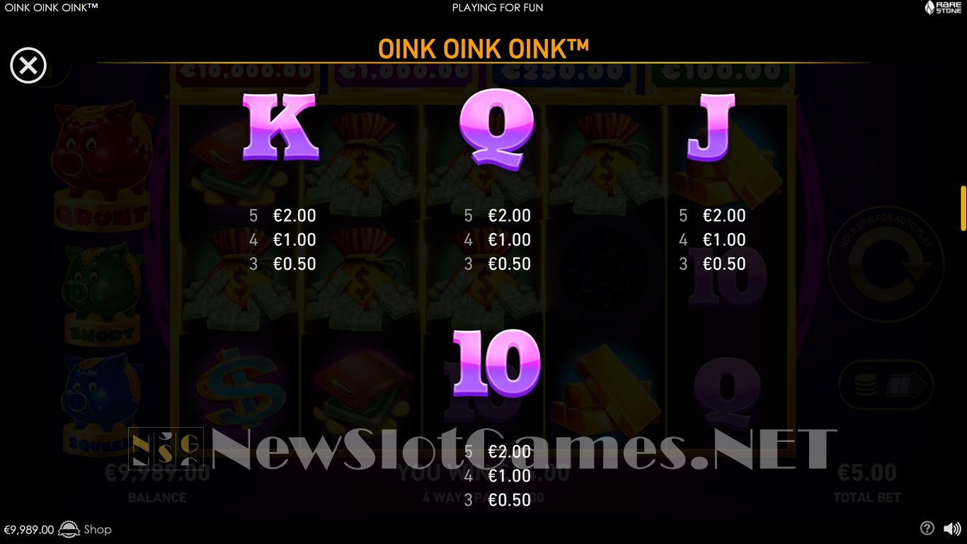 Oink Oink Oink Slot Review & Demo by Playtech - Play Free Online