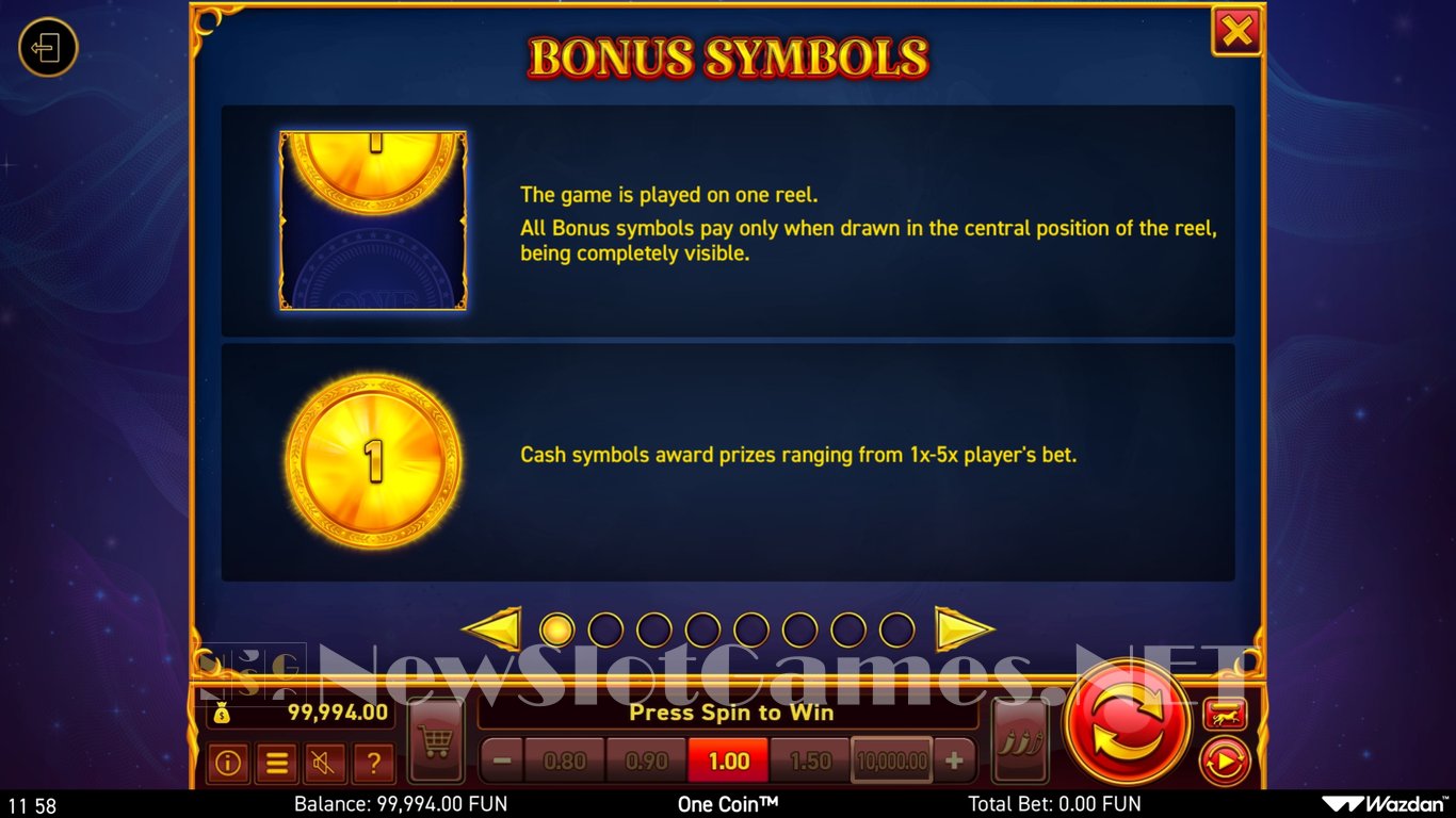 One Coin Slot Slot Image in Demo - pic. 9
