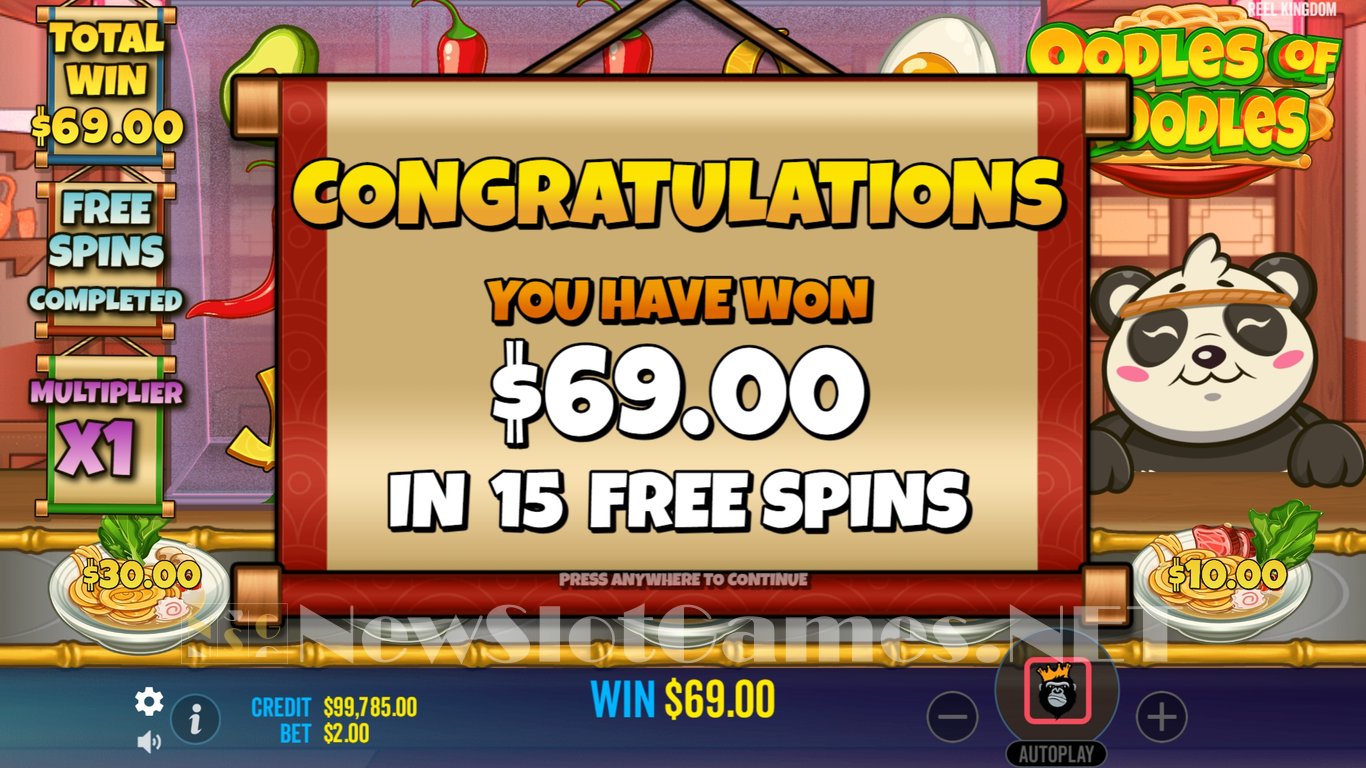 Oodles of Noodles Slot Slot Image in Demo - pic. 13