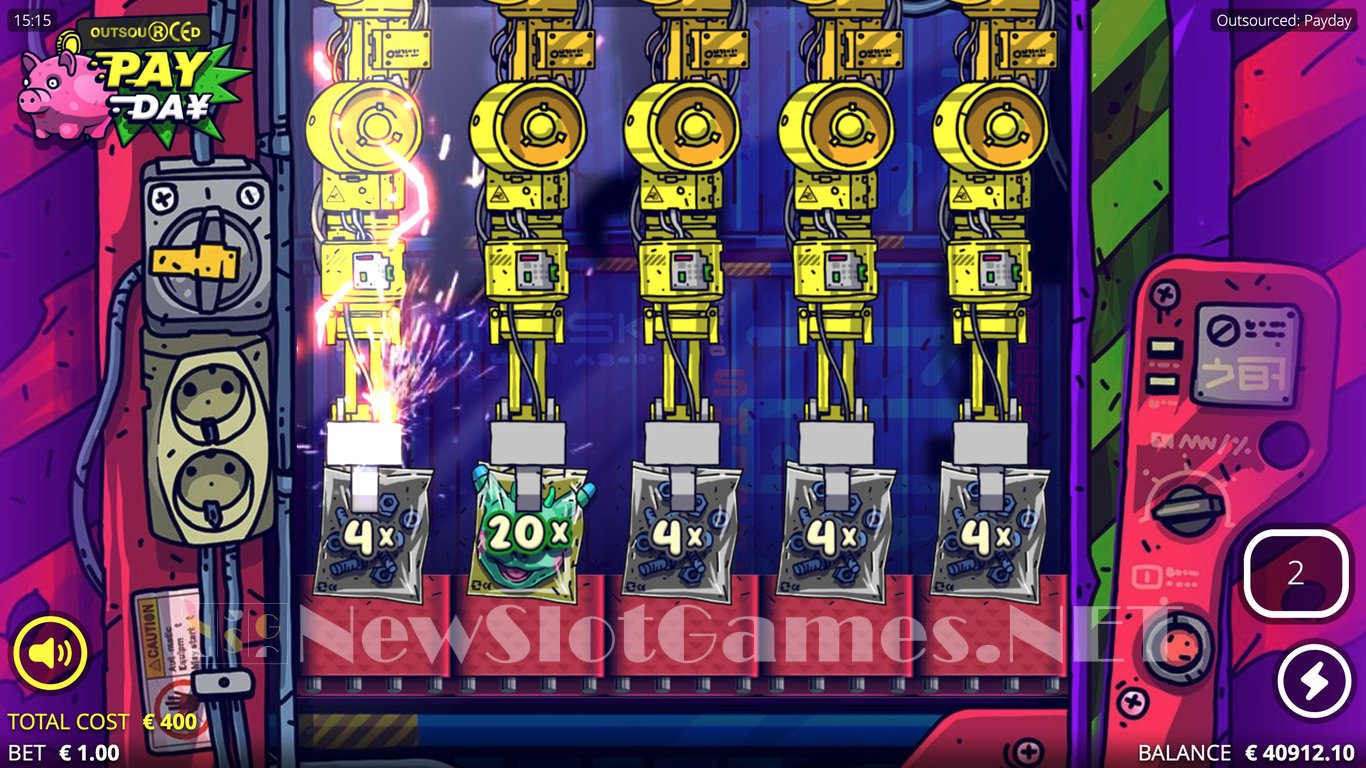 Outsourced Payday Game Slot Image in Demo - pic. 3