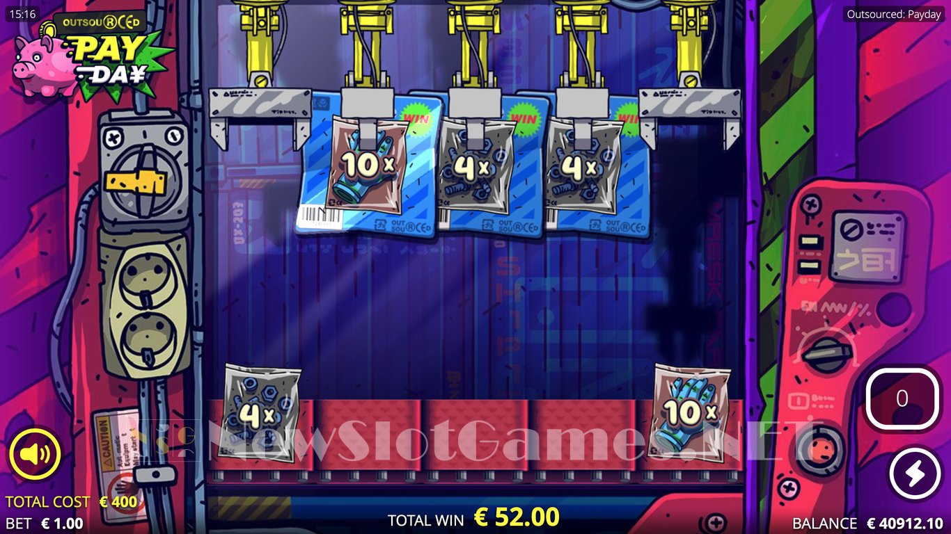 Outsourced Payday Game Slot Image in Demo - pic. 5