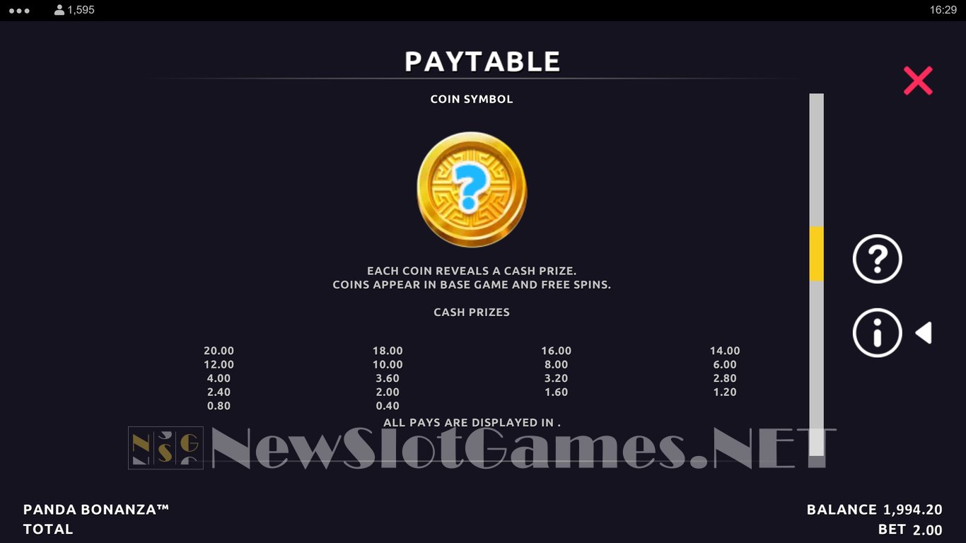 Panda Bonanza Slot Slot Image in Demo - pic. 9