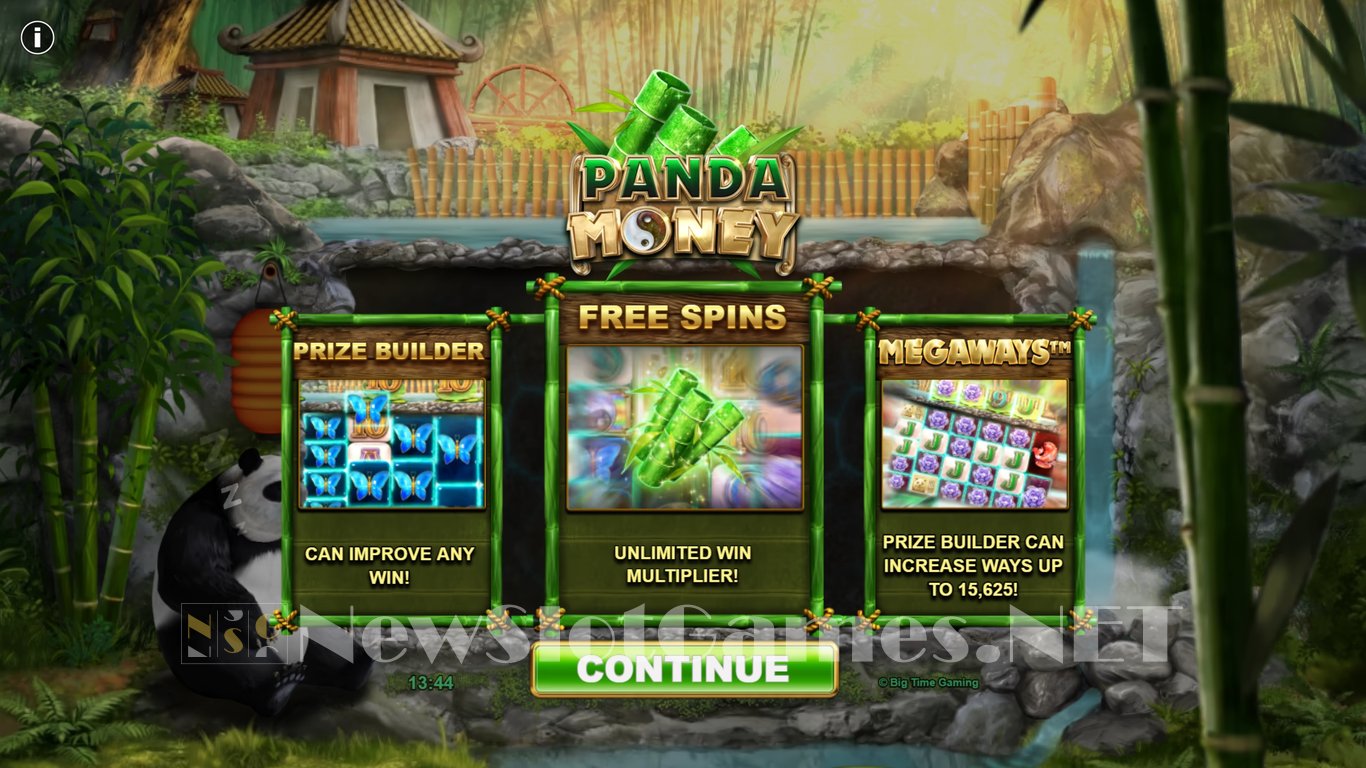 Panda Money Megaways Slot Demo Image