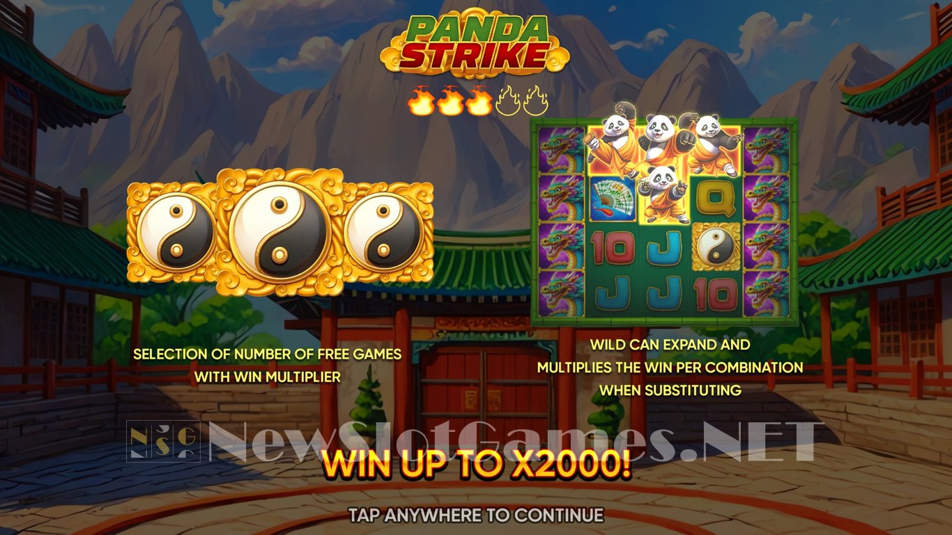 Panda Strike Slot Demo Image