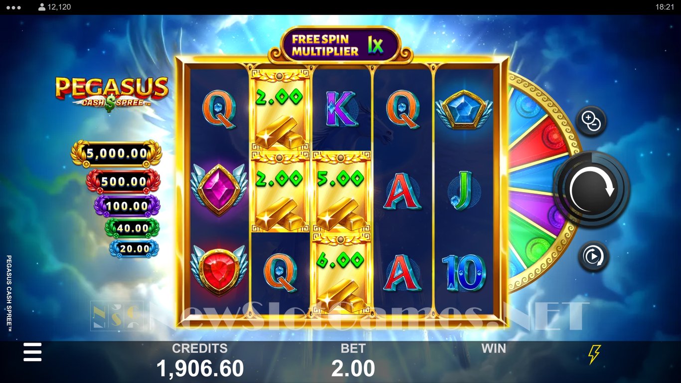 Pegasus Cash Spree Slot Slot Image in Demo - pic. 2