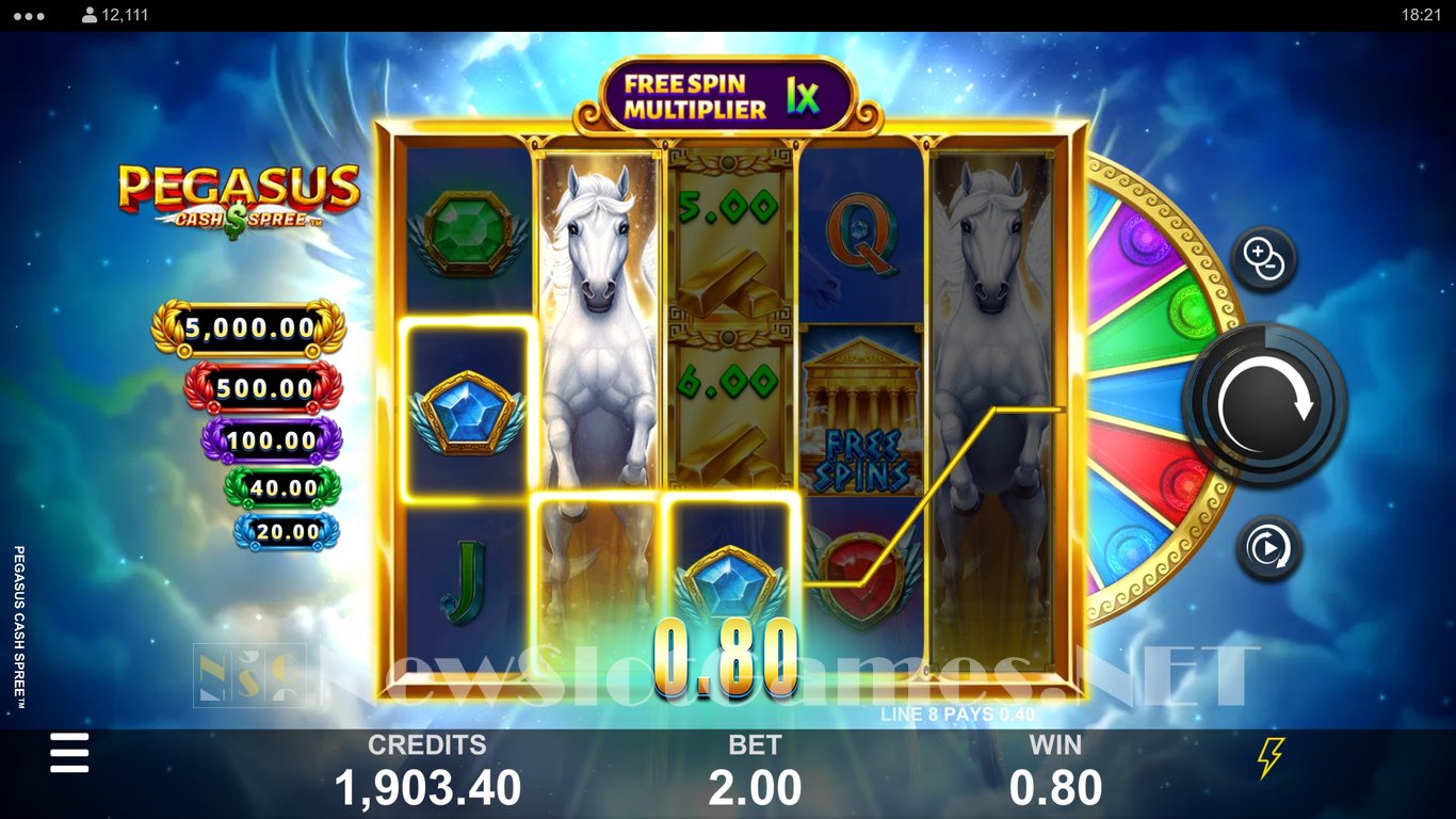 Pegasus Cash Spree Slot Slot Image in Demo - pic. 4