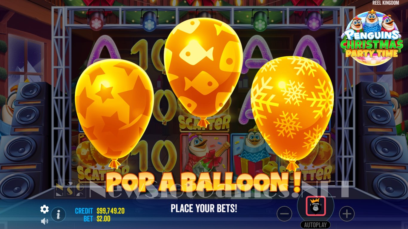 Penguins Christmas Party Time Slot Slot Image in Demo - pic. 10
