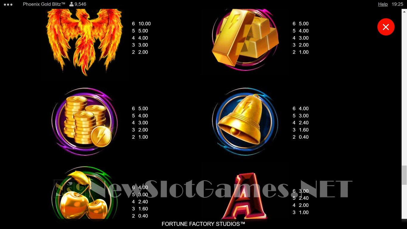 Phoenix Gold Blitz Slot Slot Image in Demo - pic. 10
