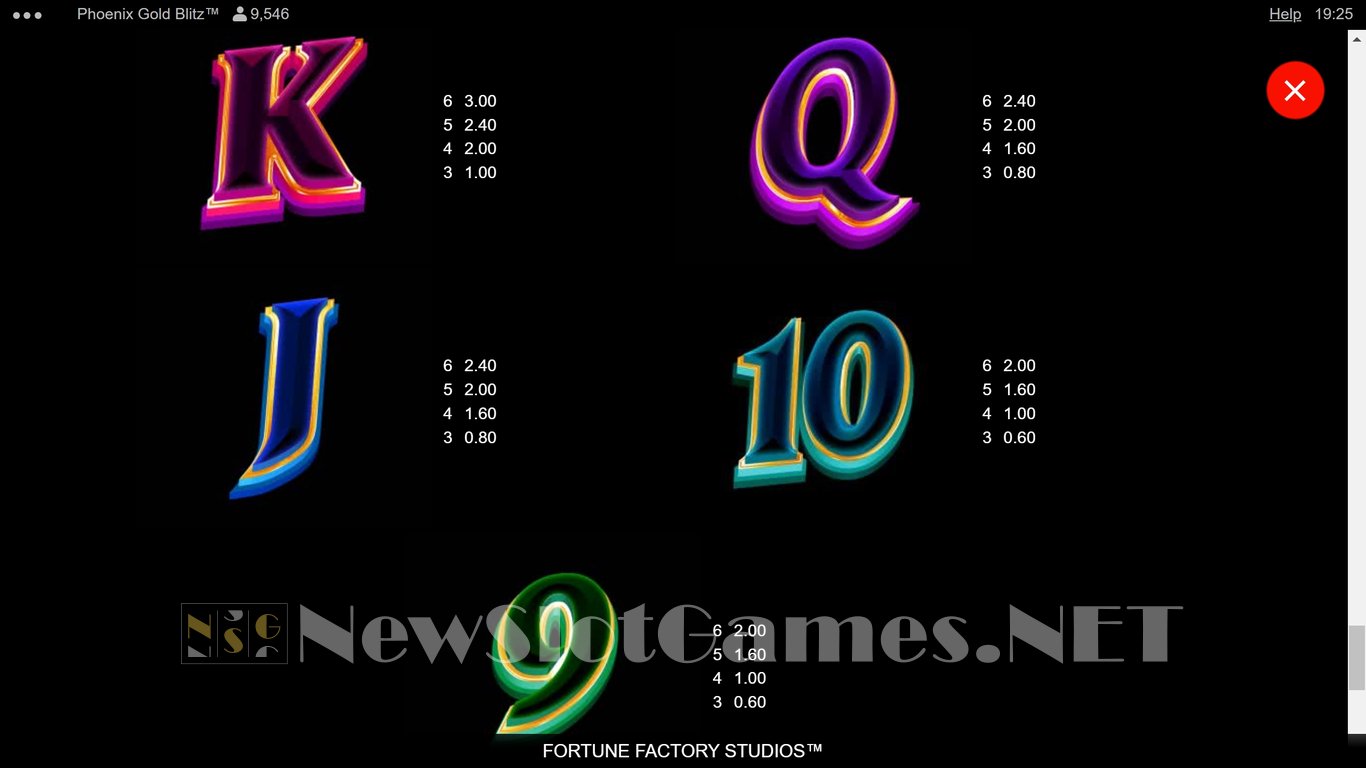 Phoenix Gold Blitz Slot Slot Image in Demo - pic. 11
