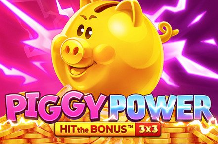 Piggy Power Hit the Bonus Slot Logo