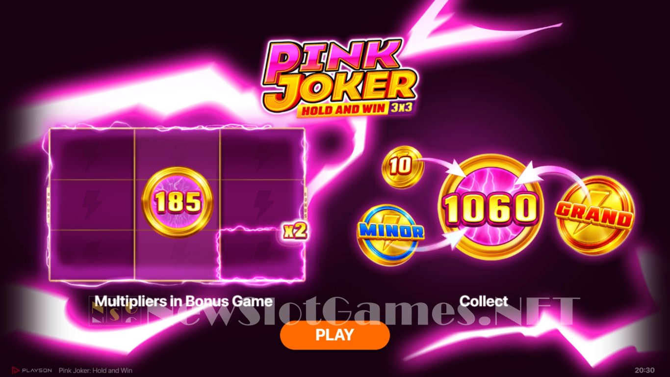 Pink Joker Hold and Win Slot Demo Image