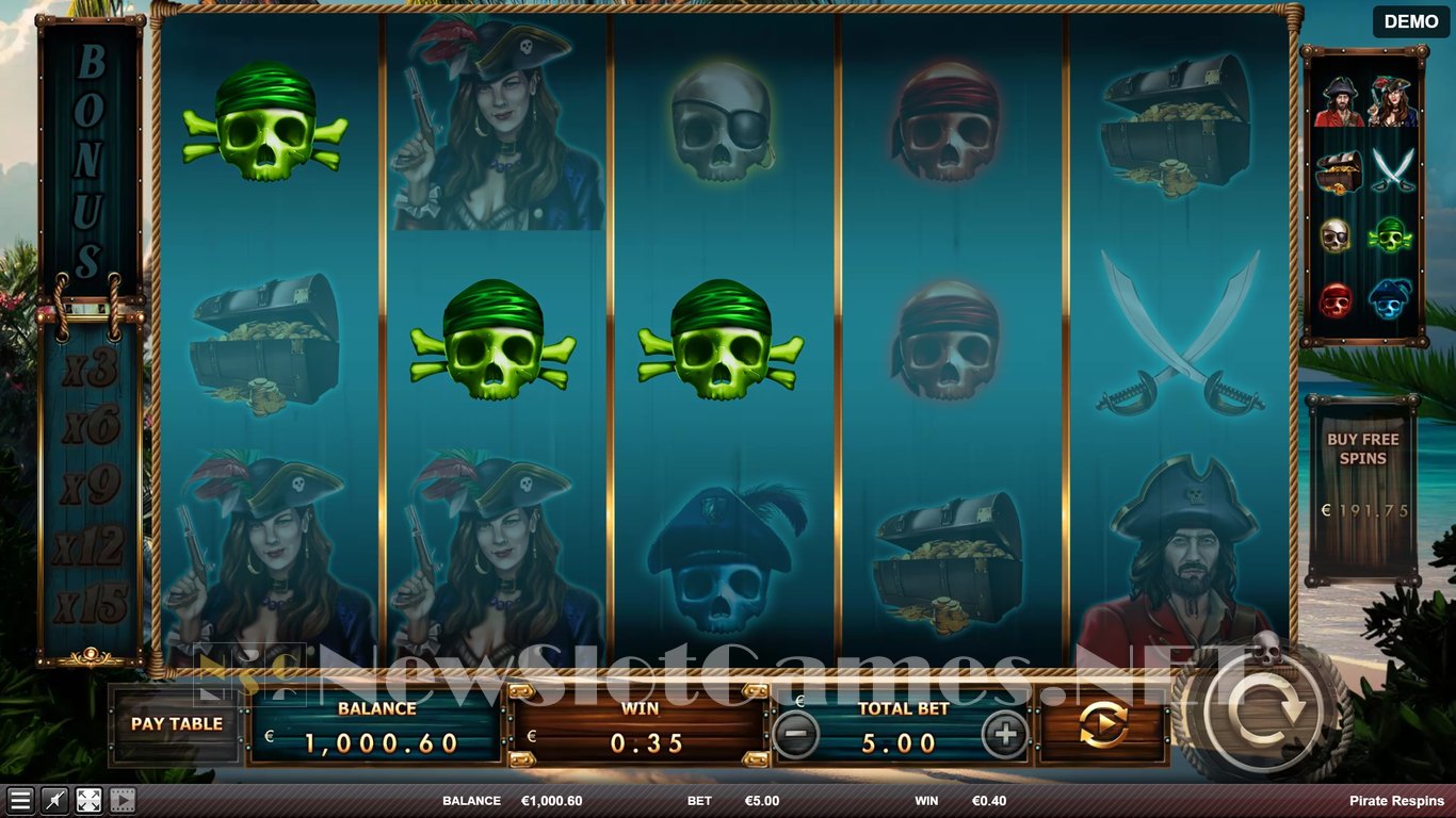 Pirate Respins Slot Slot Image in Demo - pic. 4