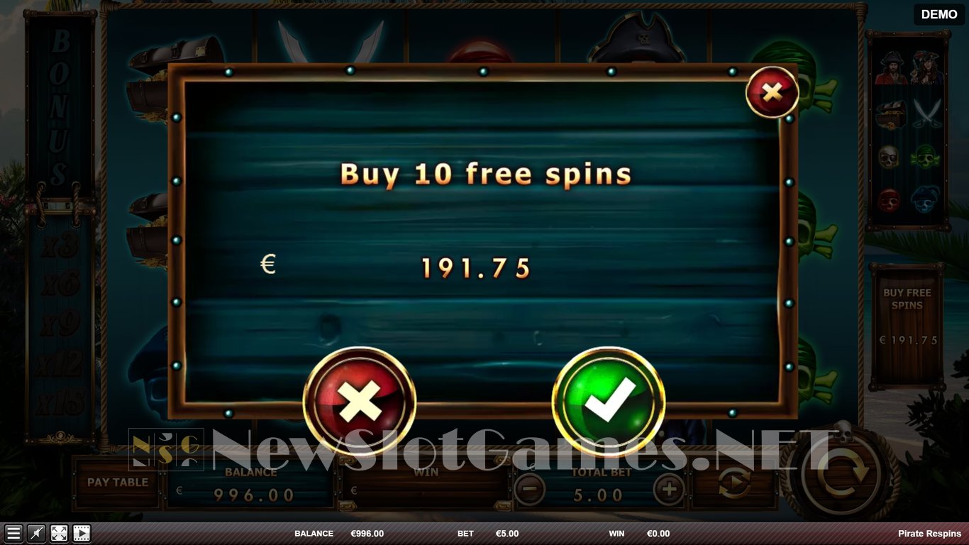 Pirate Respins Slot Slot Image in Demo - pic. 5