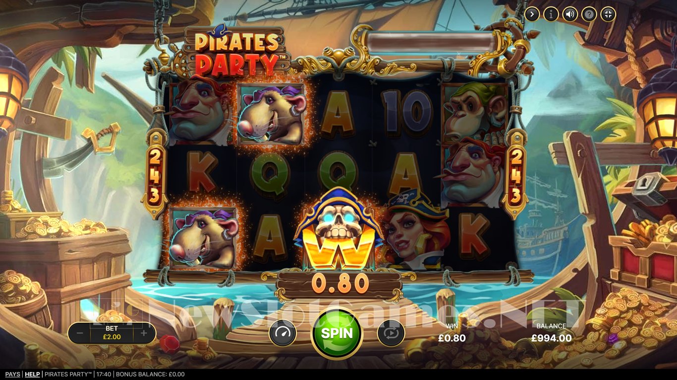 Pirates Party Slot Demo Image