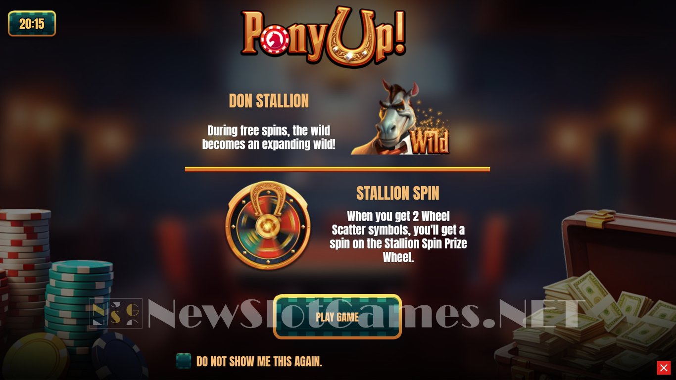 Pony Up Slot Demo Image