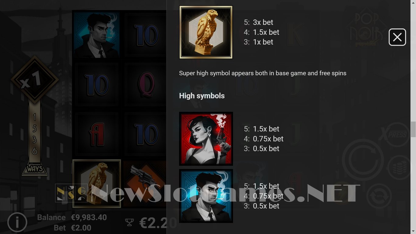 PopNoir Slot Slot Image in Demo - pic. 11