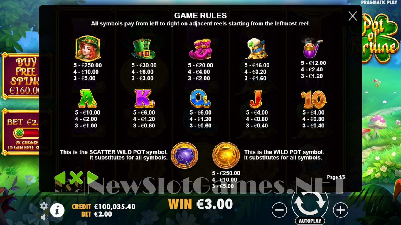 Pot of Fortune Slot Slot Image in Demo - pic. 7