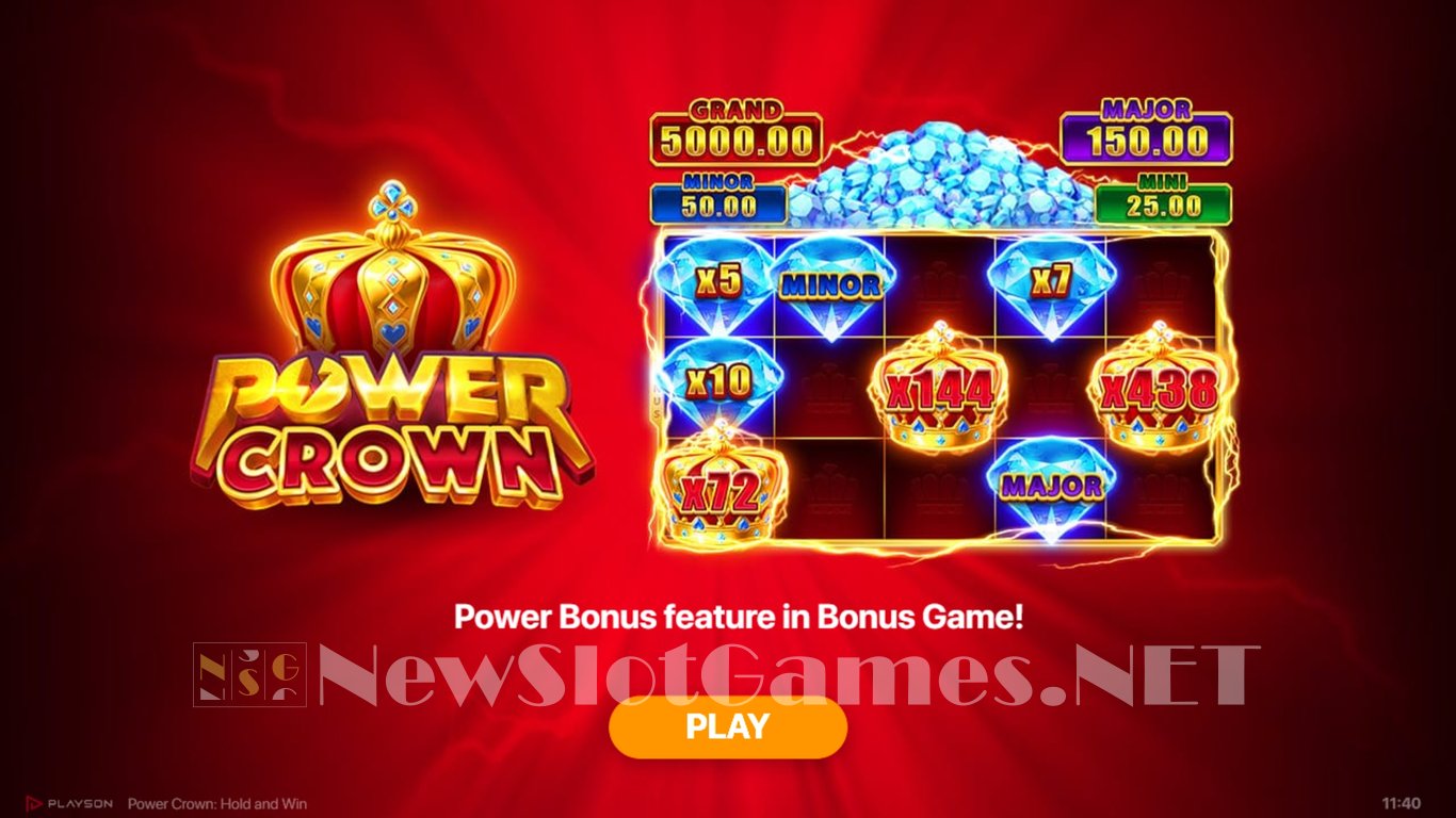 Power Crown Hold and Win Slot Demo Image
