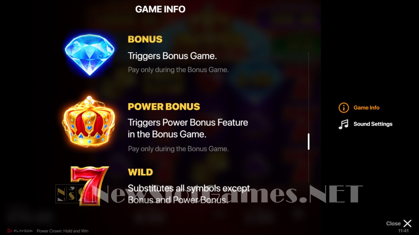 Power Crown Hold and Win Slot Slot Image in Demo - pic. 5