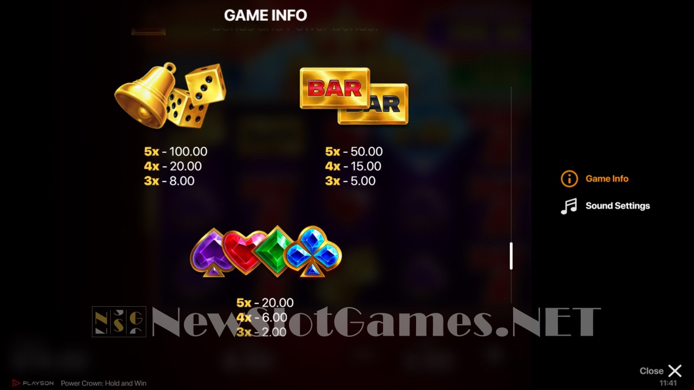 Power Crown Hold and Win Slot Slot Image in Demo - pic. 6