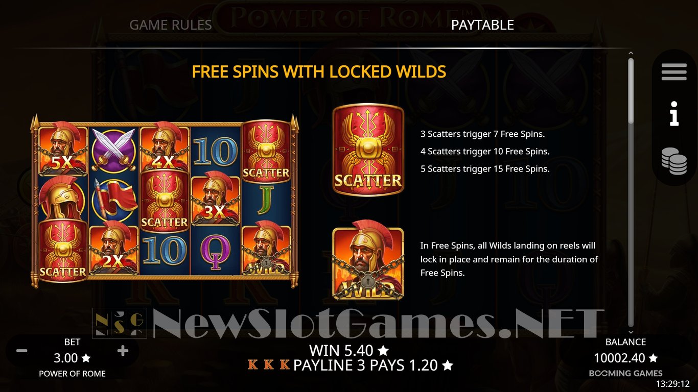 Power of Rome Slot Slot Image in Demo - pic. 6