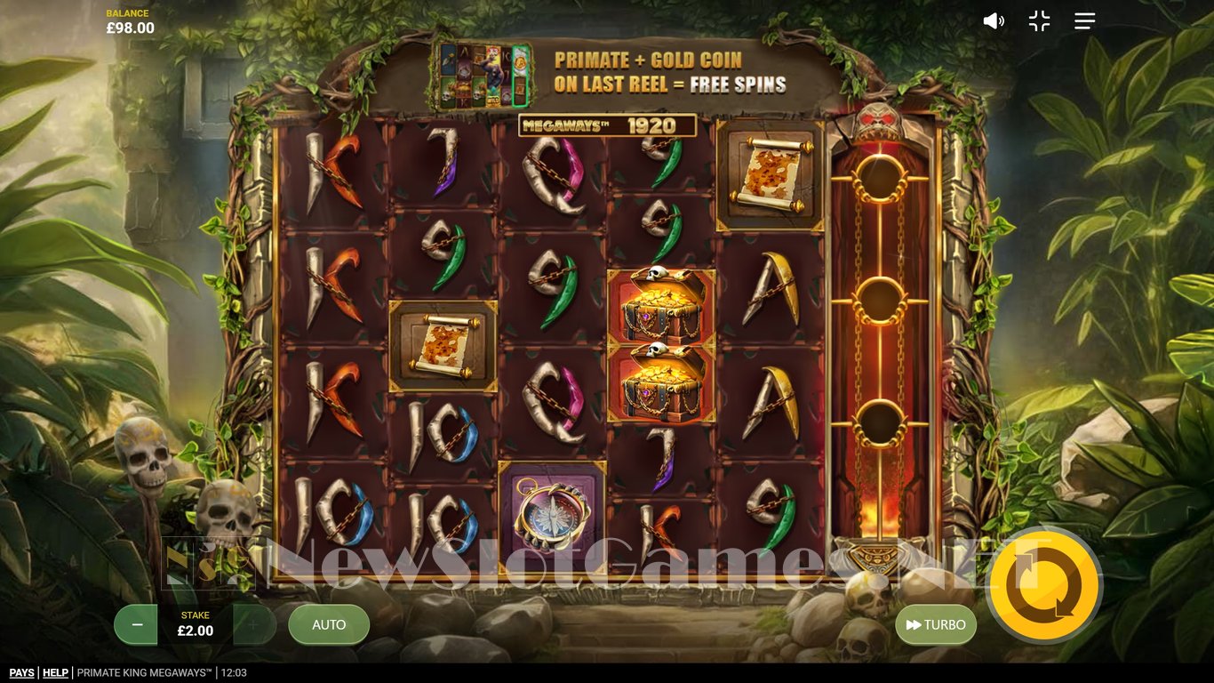 Primate King Megaways Slot Demo Image