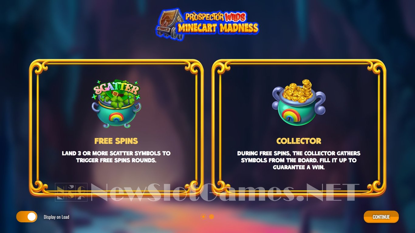 Prospector Wilds Minecart Madness Slot Demo Image