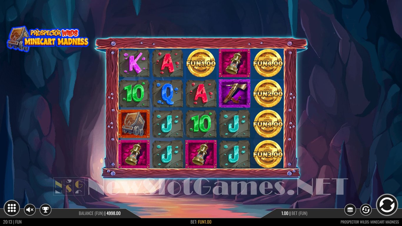 Prospector Wilds Minecart Madness Slot Slot Image in Demo - pic. 3
