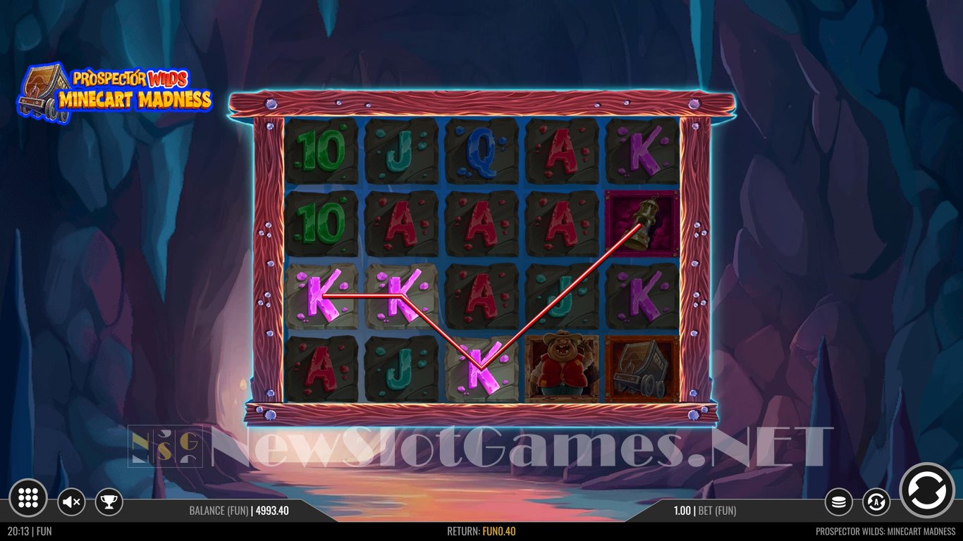Prospector Wilds Minecart Madness Slot Slot Image in Demo - pic. 4