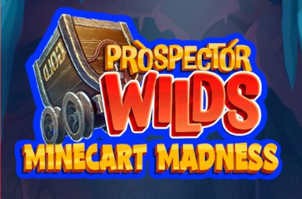 Prospector Wilds Minecart Madness Slot Logo