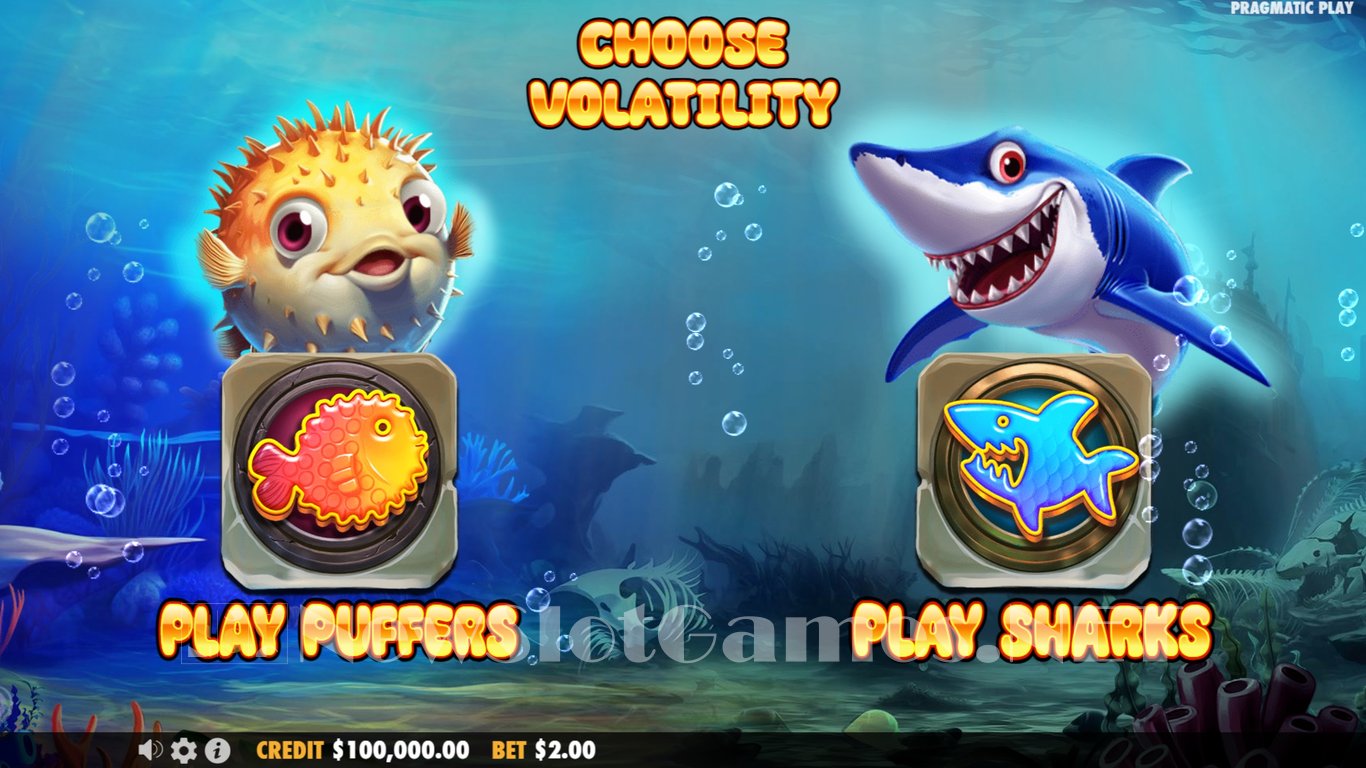 Puffers Vs Sharks Slot Demo Image
