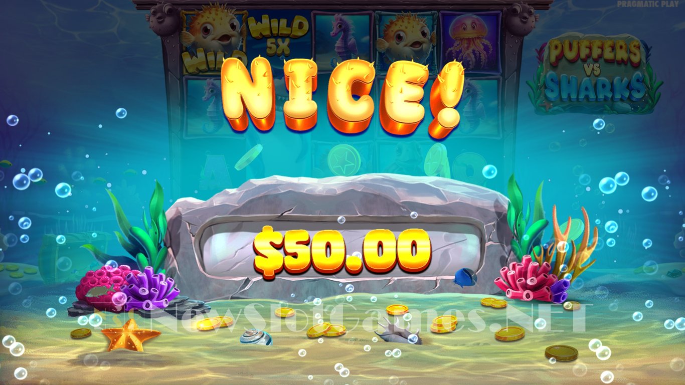 Puffers Vs Sharks Slot Slot Image in Demo - pic. 11